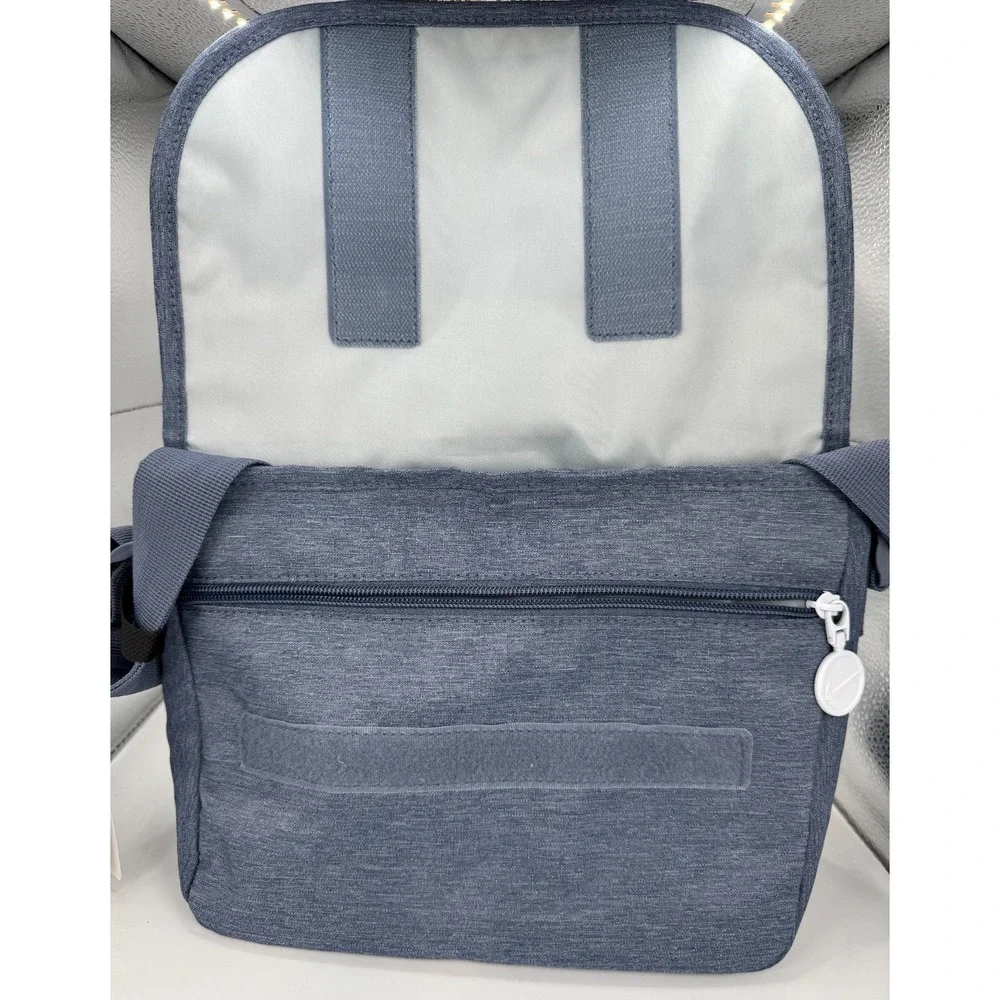 Nike Insulated Lunch Bag 7.5L Crossbody Strap Blue Melange Style 3130-U9E